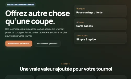 PARTENAIRE TOURNOIS • NANTES screenshot