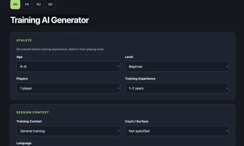 Training AI Generator screenshot