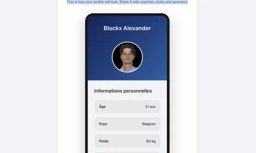 Your Personal Tennis Profil screenshot